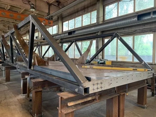 Bridge made with welding in Riga