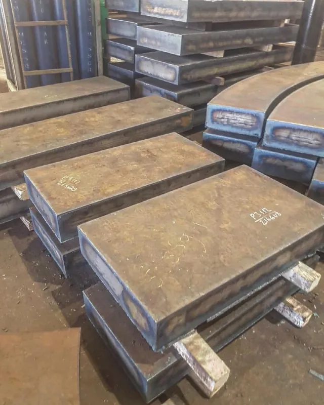 Metal details after gas cutting